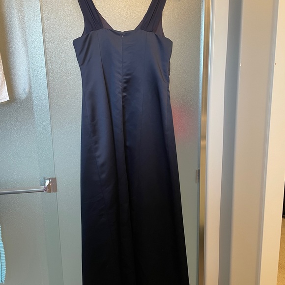 Full Length Navy Formal Dress - Picture 7 of 10